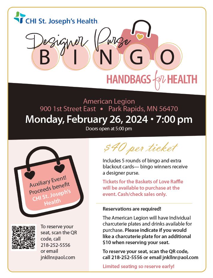 Purse Bingo CHI St. Joseph's Health