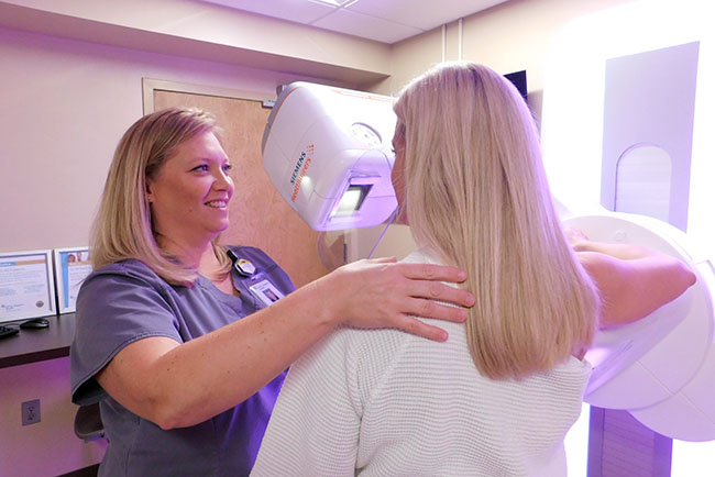 Mammograms for breast cancer