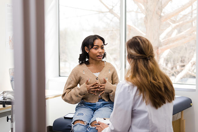 Pap test for cervical cancer